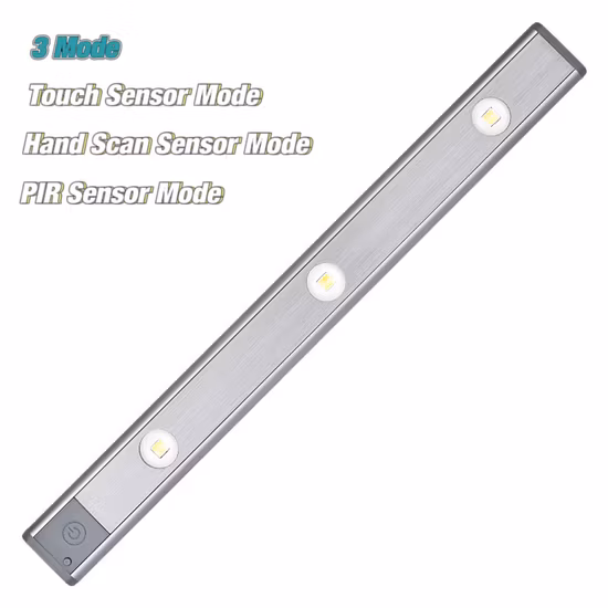 300 люмен Внутренняя светодиодная ночная сенсорная лампа с питанием от батареи Домашняя декоративная PIR-сенсорная потолочная светодиодная лампа Lá Mparas De Gabinete Lighting 80 шт. SMD светодиодная лампа для шкафа